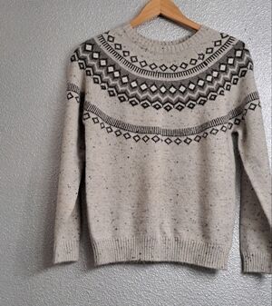 Weatherproof Fair Isle Men's Sweater   Size M